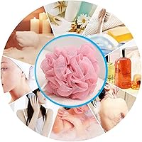 Vista 7 de Mesh Pouf Bath Sponge Exfoliating Shower Ball Pom Cleaning Accessory