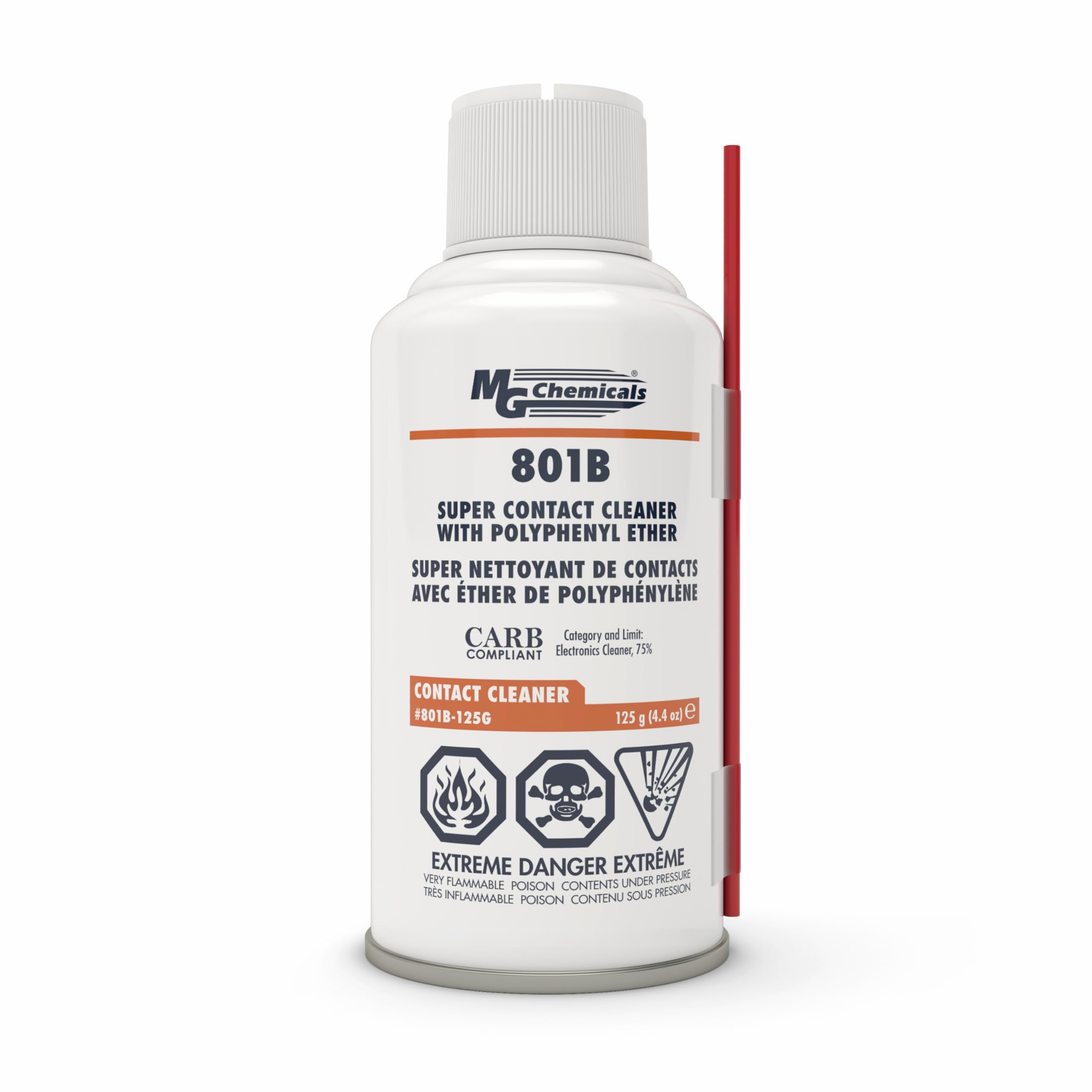 MG Chemicals 801B Super Contact Cleaner with PPE, 4.4 oz Aerosol