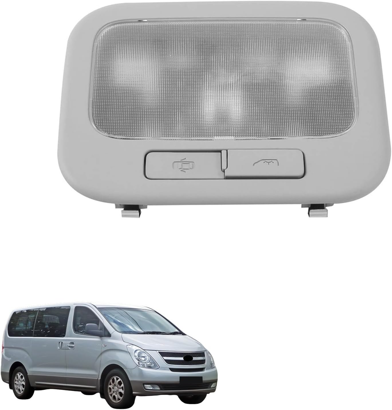 carkus Automotive Overhead Consoles Compatible with Hyundai I800 Imax H1 Starex 2007-2017 Dome Lamp 928804H100TX, Console Car Accessories