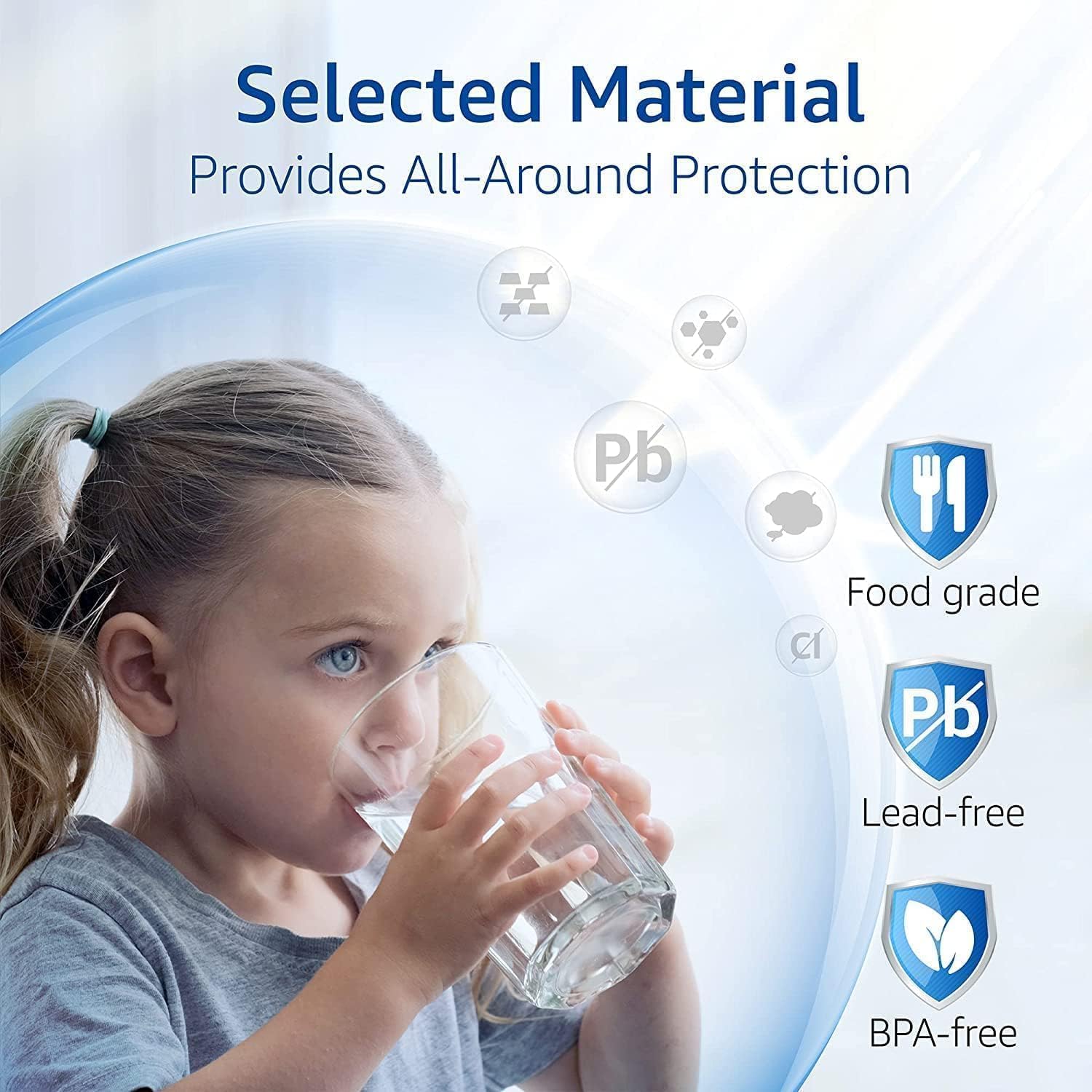 Filtrix FWF9082X Refrigerator Water Filter Replacement, Compatible with kenmore 9082 Type Series Filter Systems, Premium Fridge Water Filtration Cartridge, Easy Install, Pack of 3