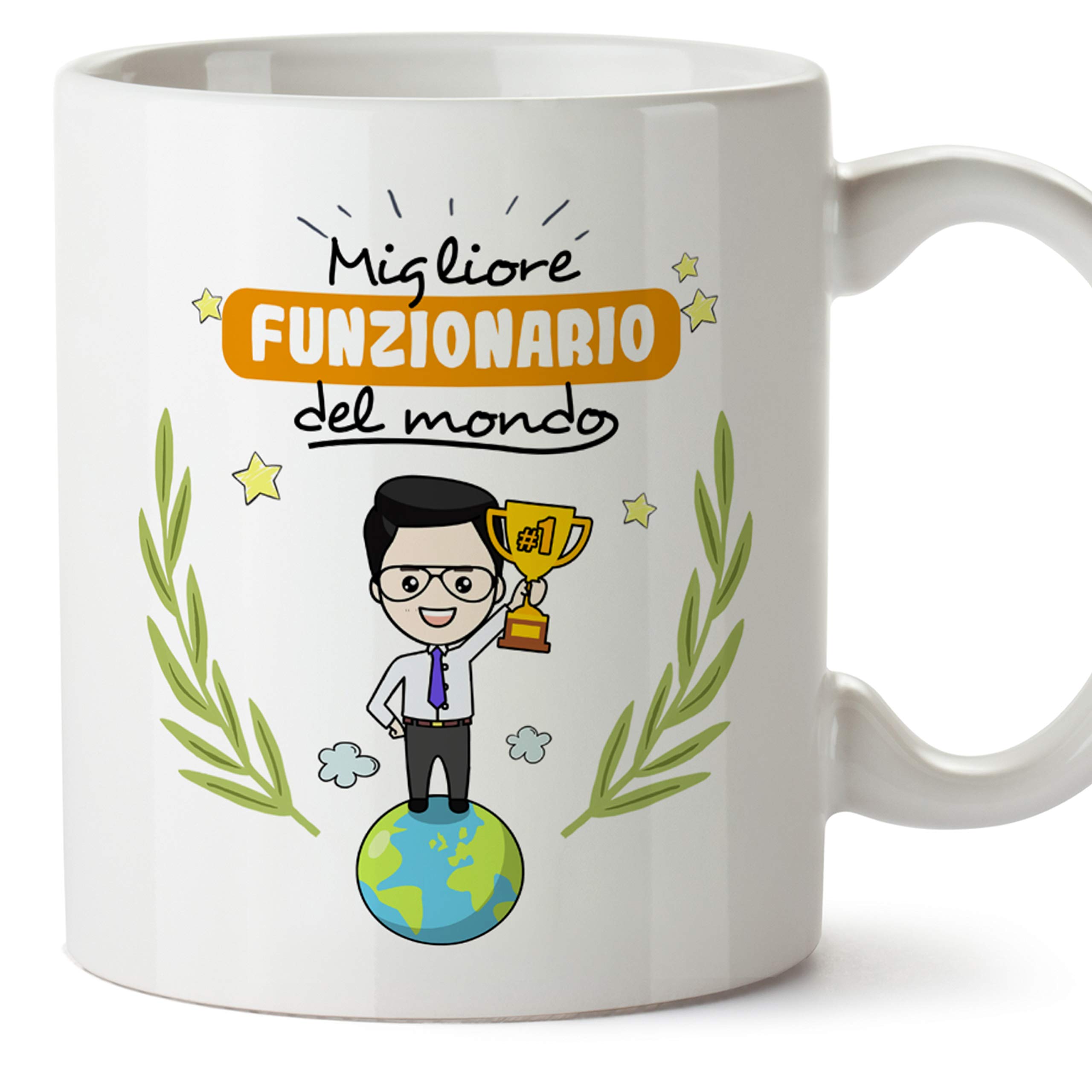 (Mug in Italian) Official 350 ml World's Best — image 1