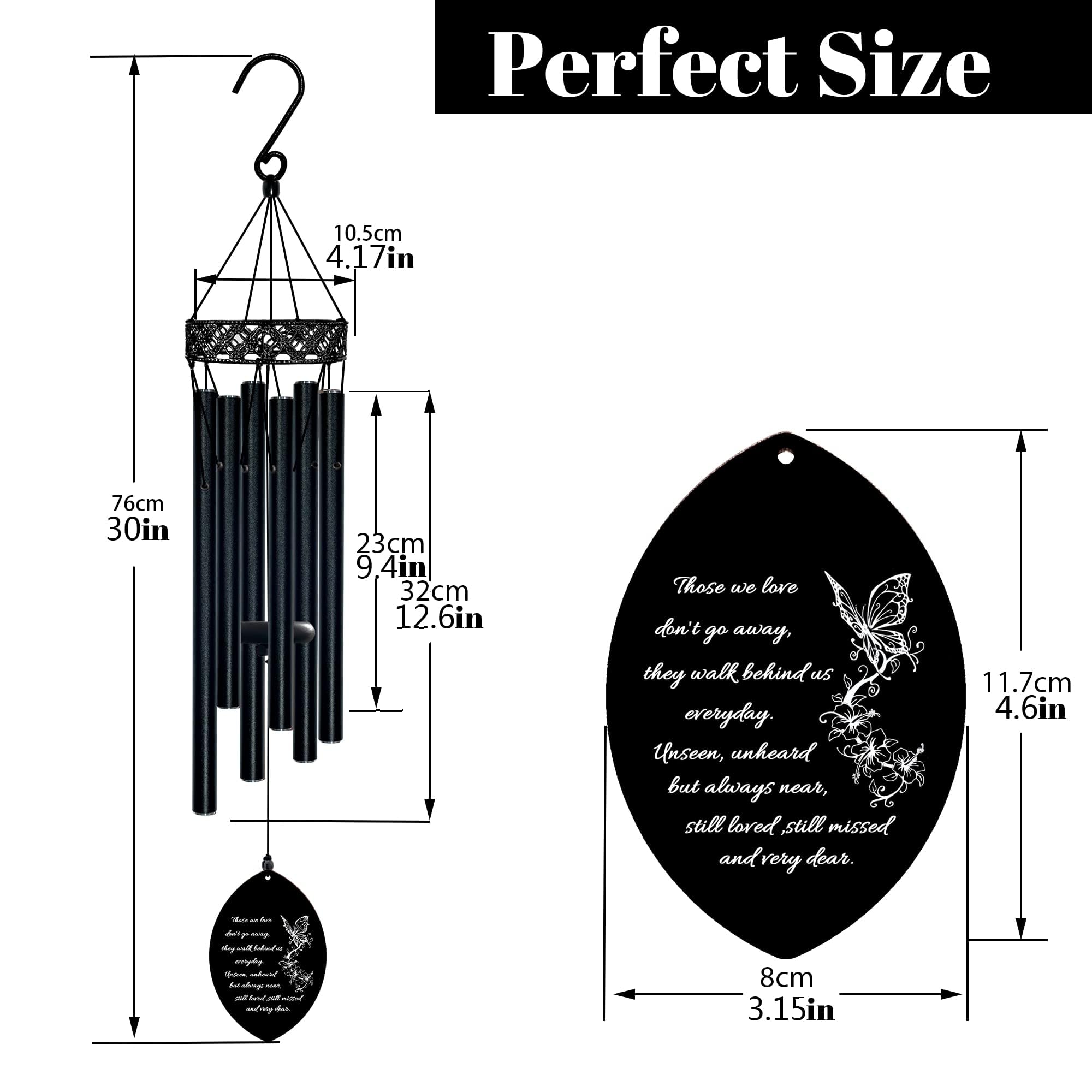 Spiritwind Carillon éolien De Condoléances Pour La Perte D'un être Cher