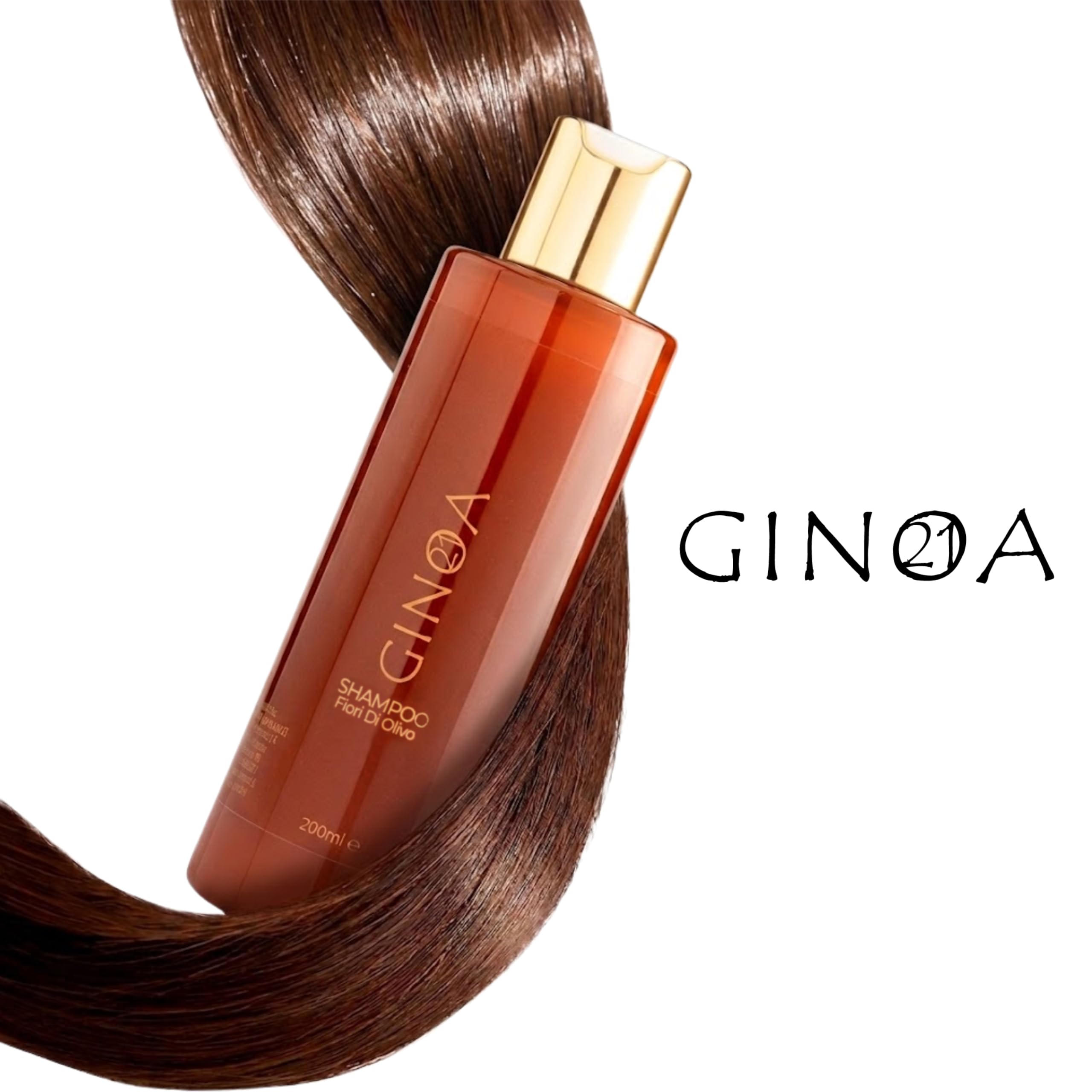 Shampoo Nutriente Cheratina Olio Bio Fiori di Olivo 200ml | Ripara e nutre capelli secchi e indeboliti con olio EVO bio e proteine vegetali, senza parabeni