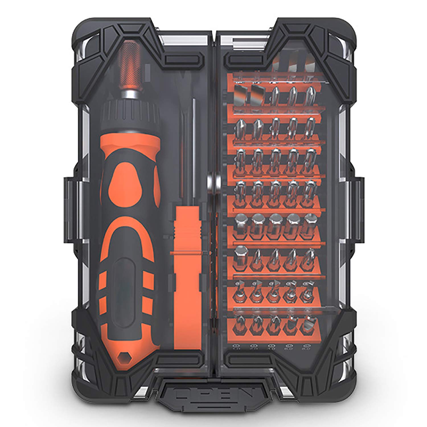 Juego de herramientas de mantenimiento electrónico multifunción 49 en 1, kit de caja mágica portátil S2, acero cromado molibdeno