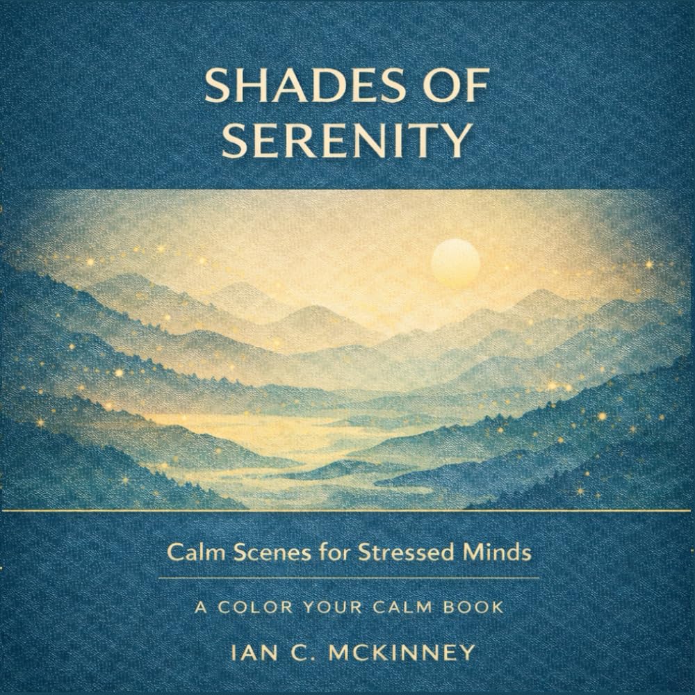 Shades Of Serenity: Calm Scenes For Stressed Minds (Color Your Calm)
