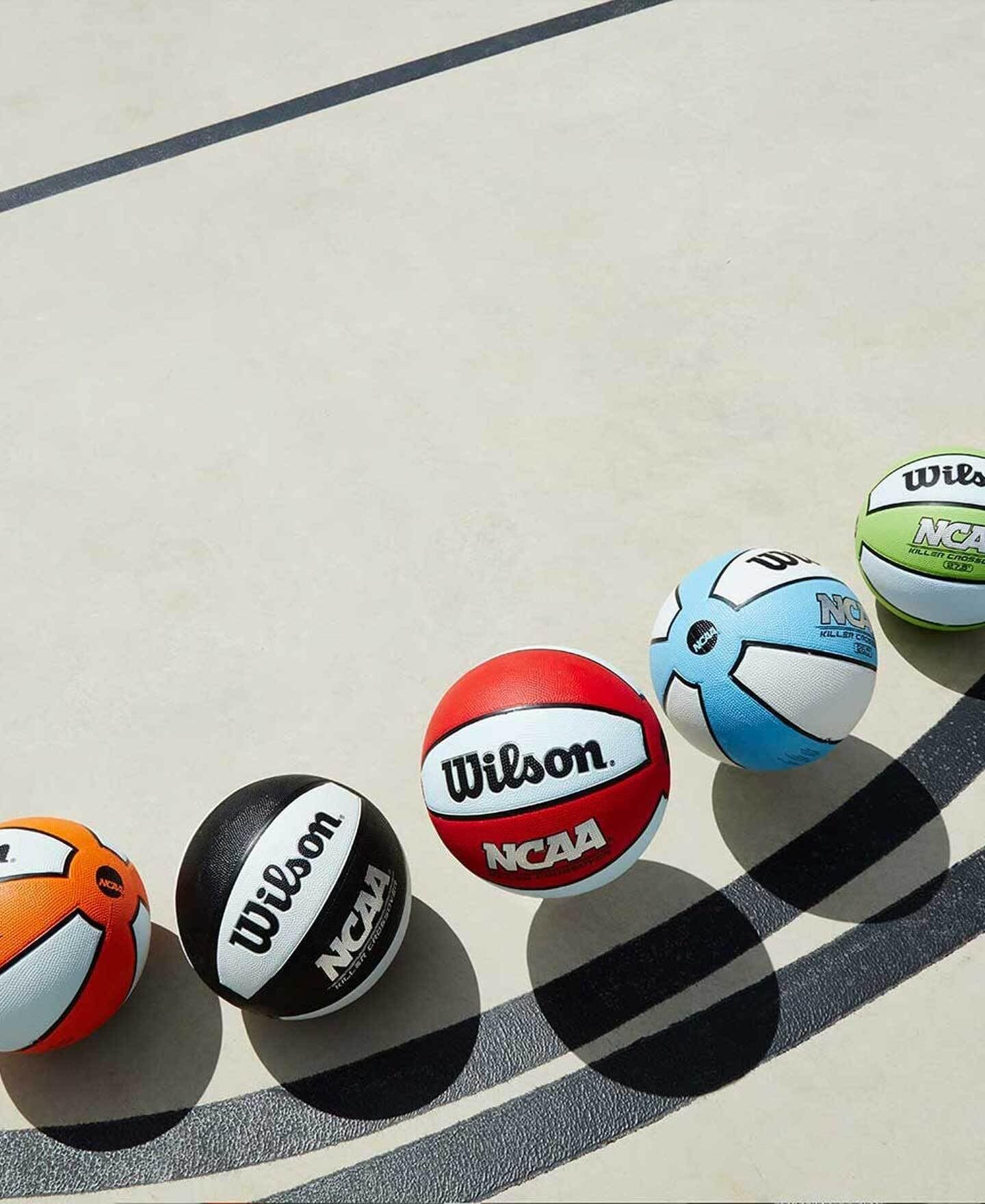 Wilson NCAA Killer Crossover Outdoor Basketball - 29.5", 28.5", 27.5"