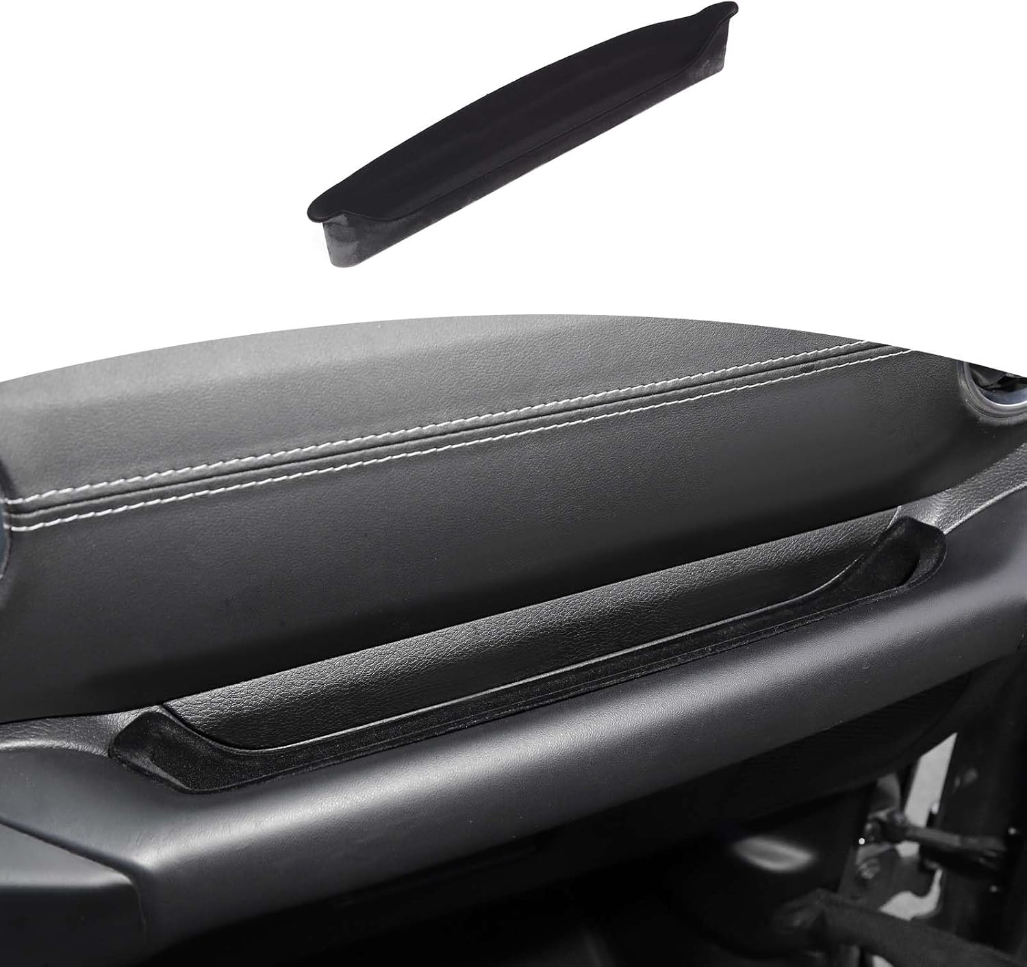 RT-TCZ for Wrangler JL Passenger Grab Tray, Grab Handle Storage for Jeep Wrangler JL JLU Gladiator JT 2018-2023 Black Interior Accessories