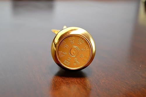 Miniatura 3 de I-MART Calabaza de latón para Feng Shui, Wu LouHu LuLou Shui Feng Shui Productos decorativos (4 pulgadas)