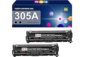 305A Black Toner Cartridge Compatible with HP 305A Black Toner Cartridges (CE410A)