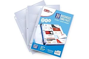 Heavyweight Business Card Sleeve Pockets