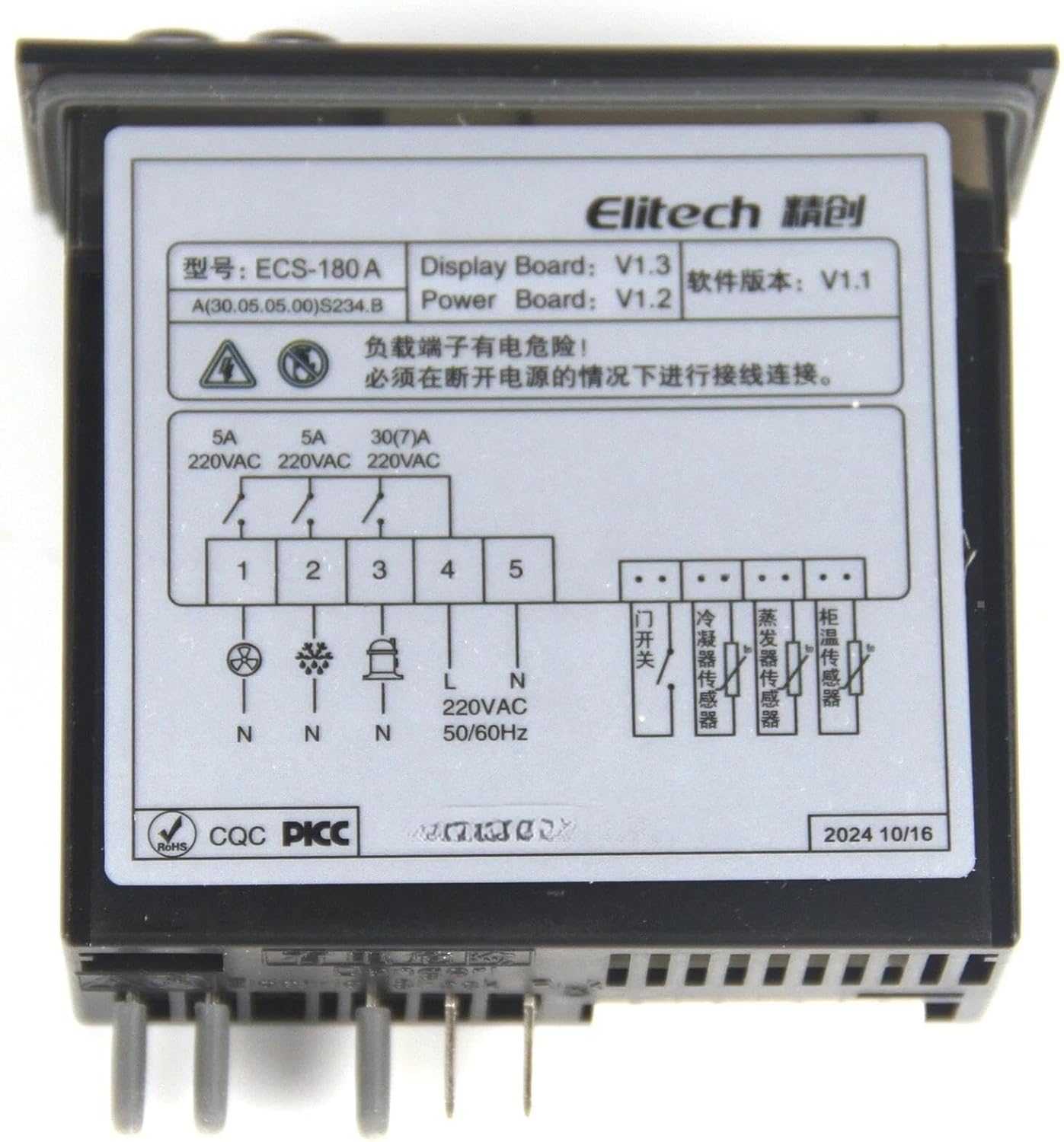 fit for ELITECH ECS-180(A) ECS-180(A) YJ Temperature Controller