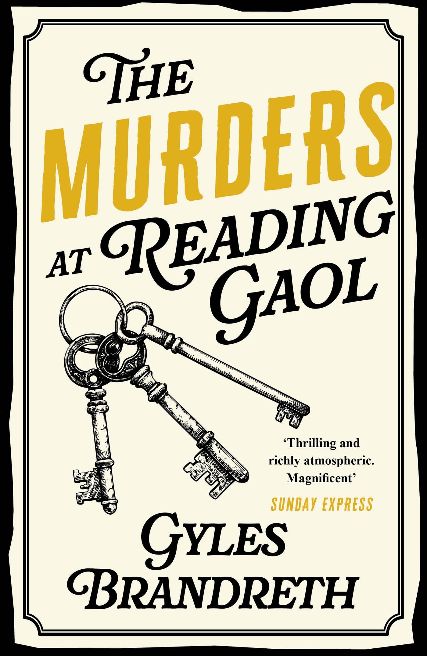 The Murders at Reading Gaol: A twisty and gripping historical murder mystery (The Victorian Murder Mystery Series)