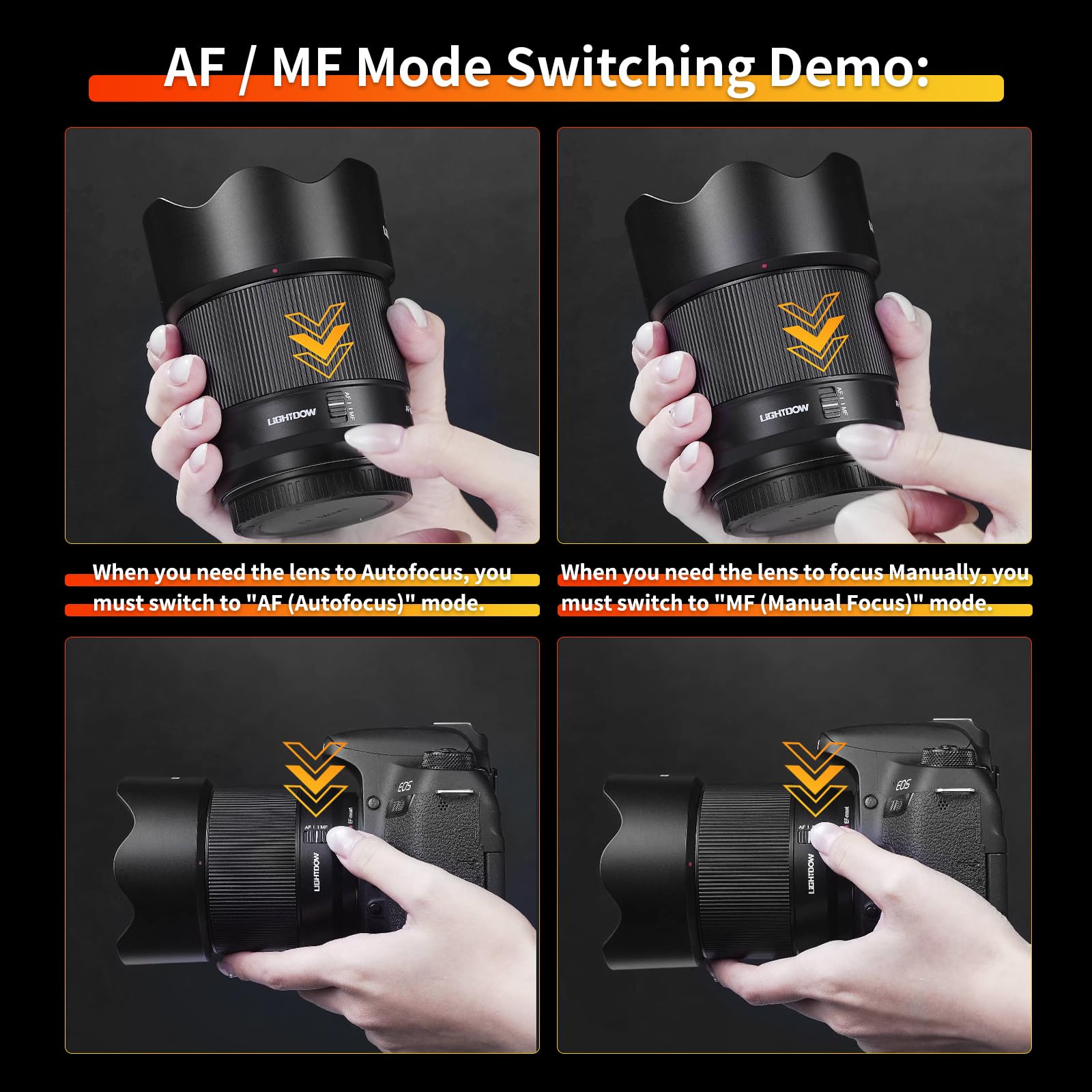 Amazon.com : AF+MF 85mm f1.8 Portrait Lens EF-STM Motor for Canon