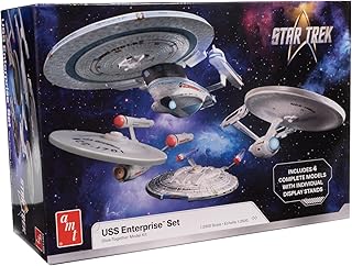 AMT Star Trek U.S.S. Enterprise Four Ship Set 1:2500 Scale Model Kit