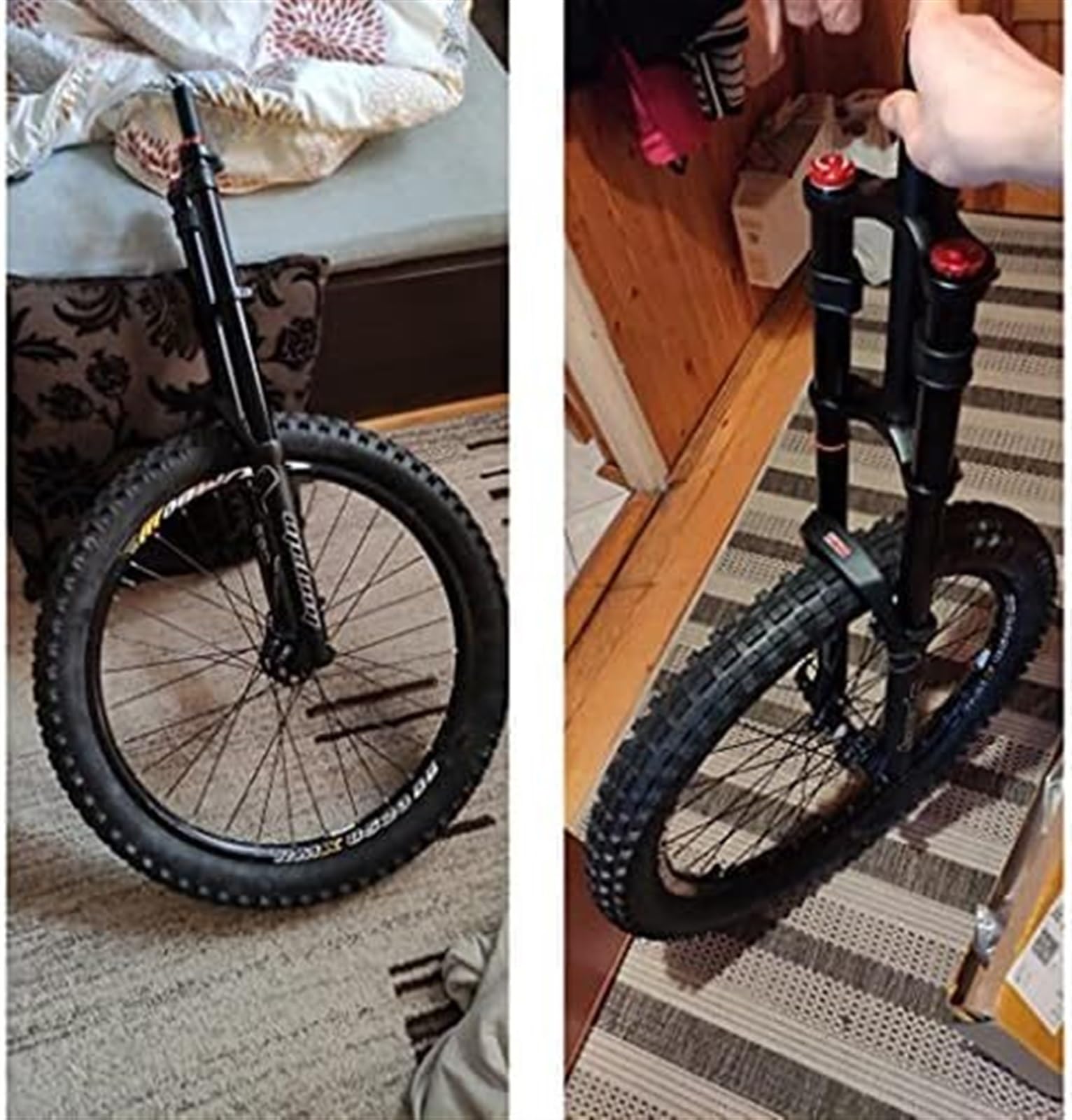 Amazon | マウンテンバイクサスペンションバイクフロントフォーク、DH