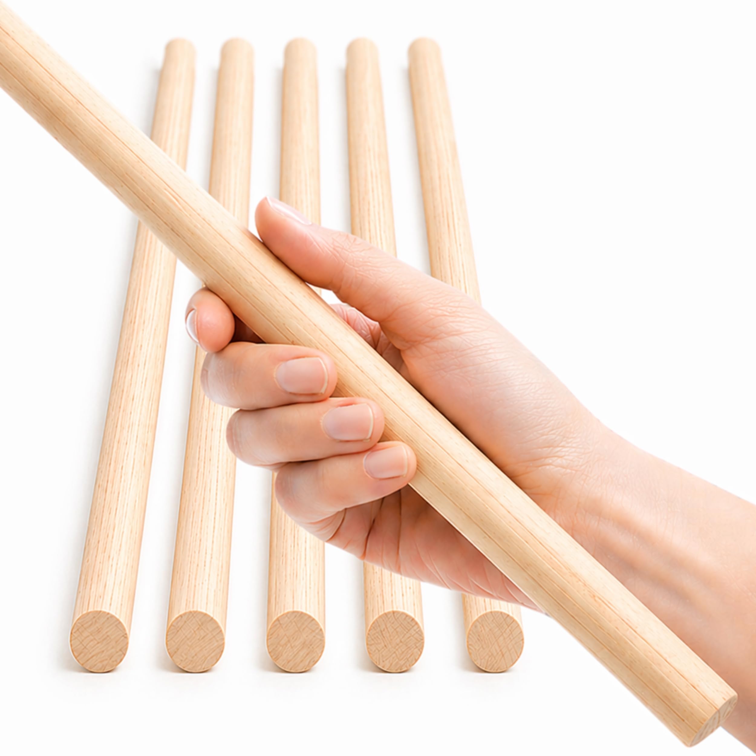 Bâtons en bois de bouleau pour macramé suspendu et décoration d'intérieur fait main