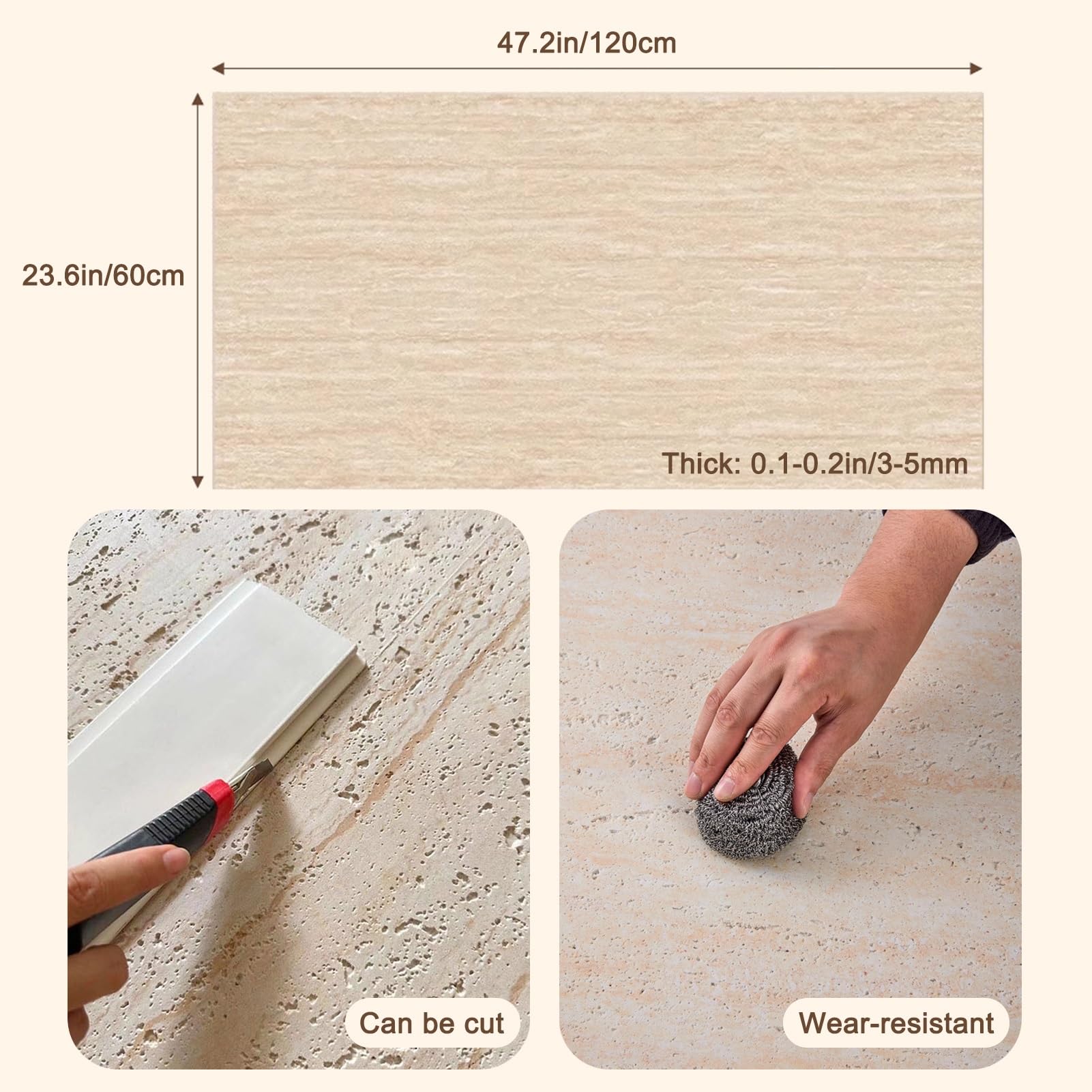 Paneles de Pared Decorativos de imitación de Piedra de Poliuretano, ladrillo Decorativo, baldosas de travertino Flexibles e Impermeables, Revestimiento de Pared para decoración de Interiores