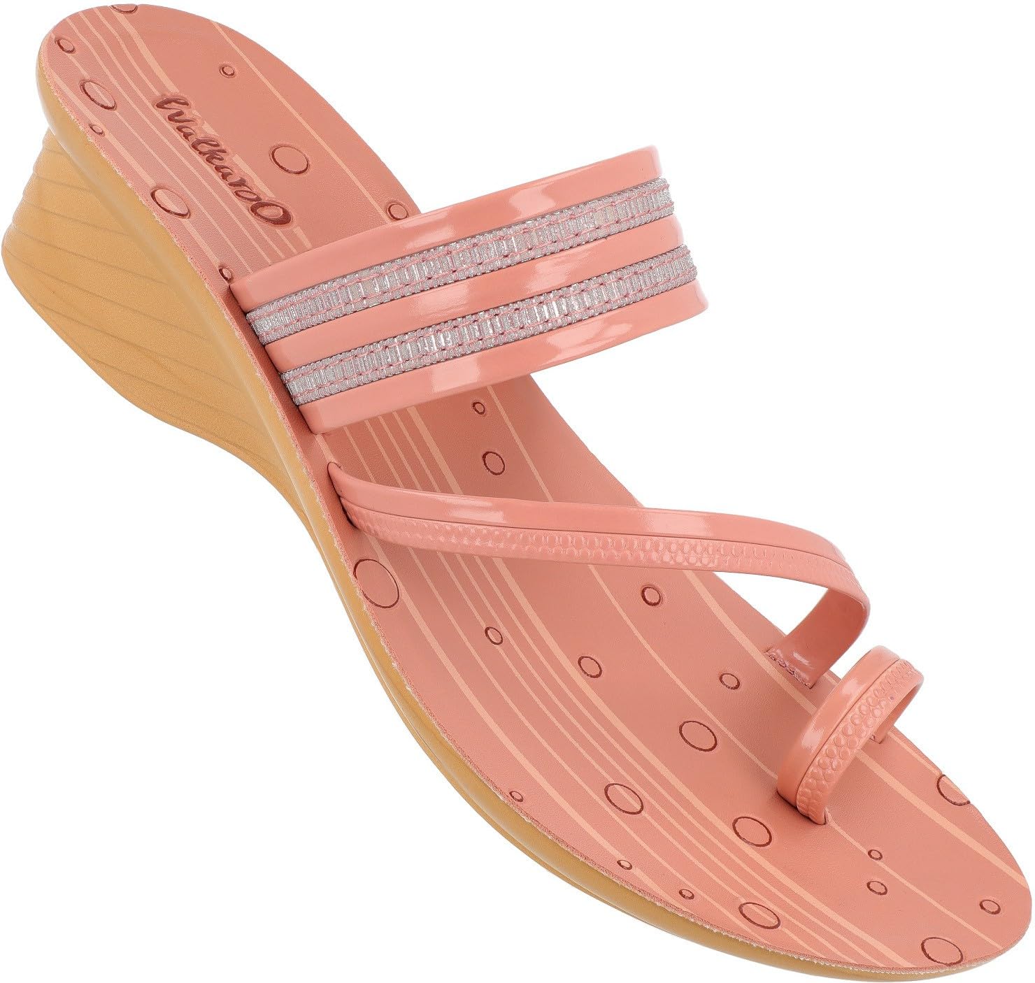 WALKAROO Womens Casual Wear Slip-On Sandals|Light Weight and Comfortable|Stylish|WL7420 (B0CLGVH7SM) Amazon Price History, Amazon Price Tracker