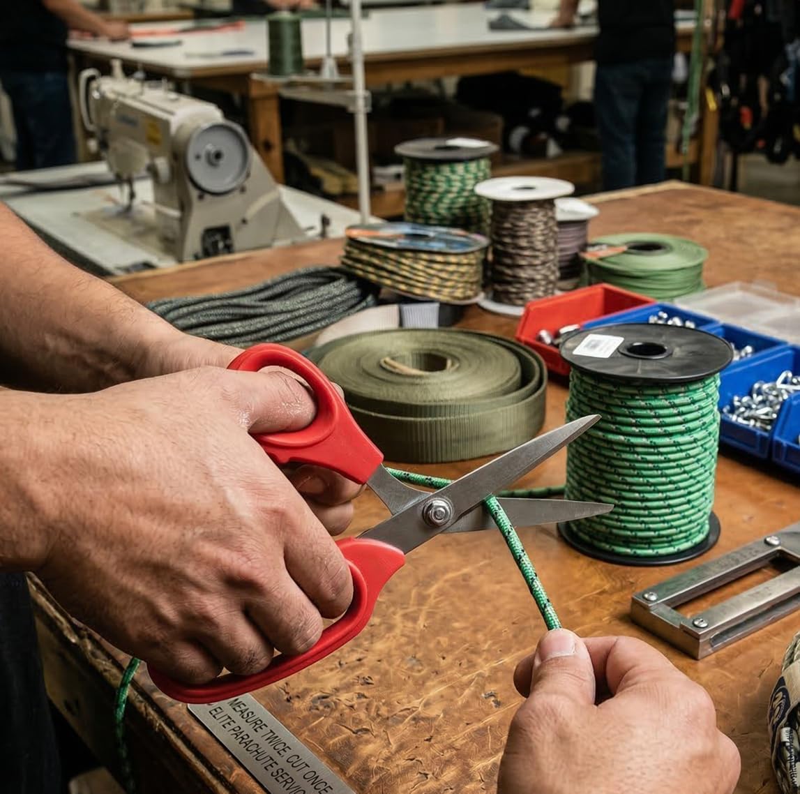 VAMPLIERS 8" Fiber Optic Kevlar Scissors Industrial Grade Carbon Steel Shears - Cuts Kevlar, Dyneema, Spectra, Vectran, Dacron, Nomex, Technora, Innegra, Carbon Fiber, Fiberglass