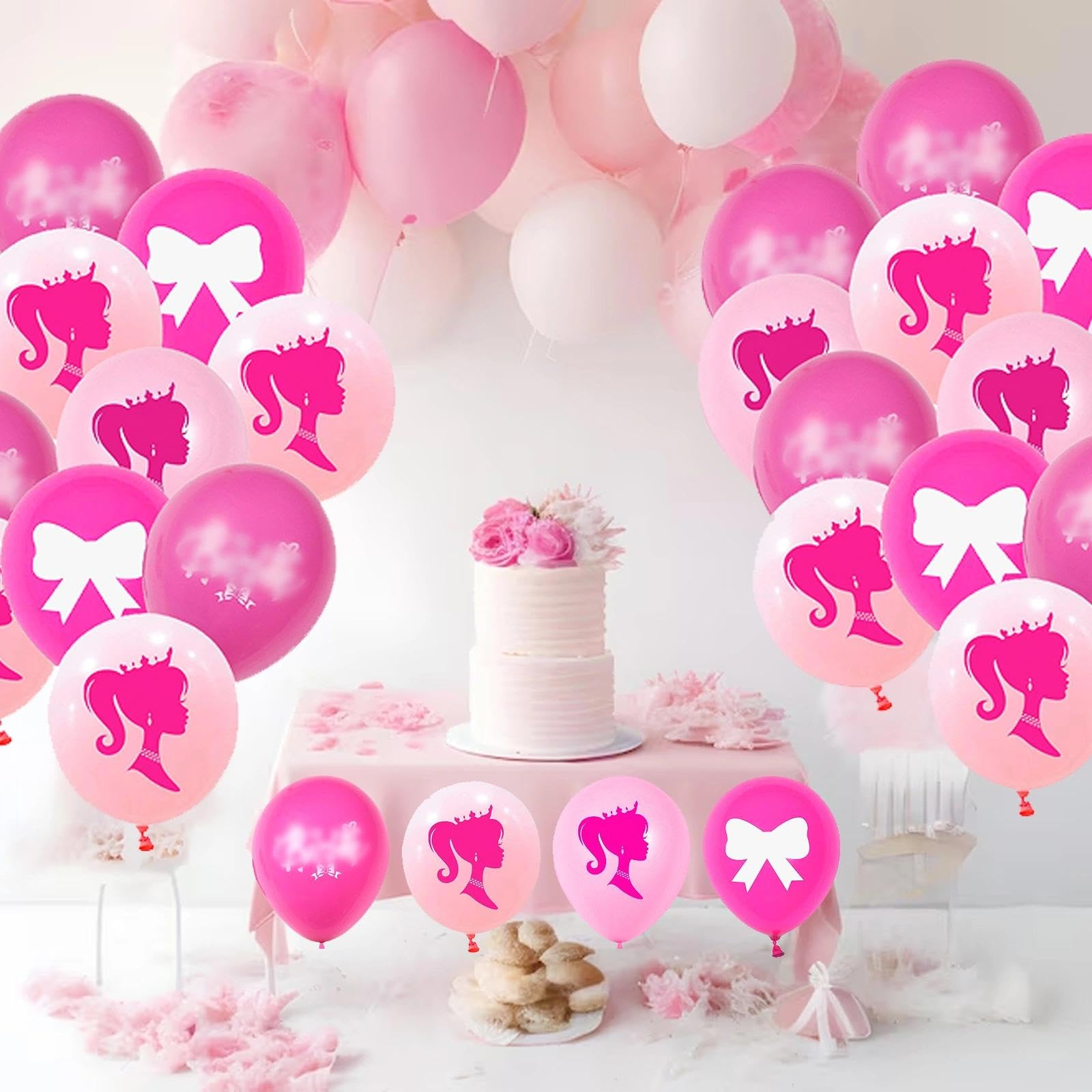 100 Coriandoli Rosa Chiaro Glitter Per Compleanno Ragazze, Decorazioni Tavolo Festa Neonata, Scritta Happy Birthday
