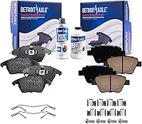 Vista 40 de Detroit Axle - Pastillas de freno para Pontiac Grand Prix 2005-2008, Buick LaCrosse Allure 2005-2009, pastillas de freno de cerámica con repuesto