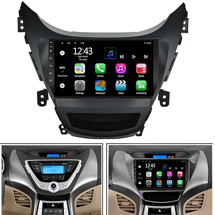 Buy Cocheparts Car Stereo for Hyundai Elantra Radio 2011,2012 Android