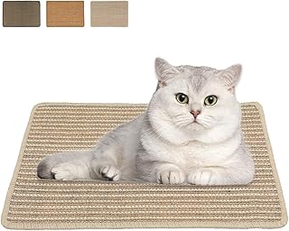 Sponsored Ad - Cat Scratchers for Indoor Cats,Scratching Pad/Mat/ Carpet/Rug Outdoor,100% Natural sisal,Protect Cat's Nail...