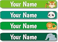 Vista 60 de Lovable Labels - 120 Etiquetas infantiles personalizadas, impermeables, aptas para lavavajillas, se pegan y despegan, son ideales