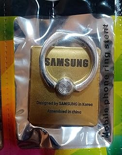 Metal Finger Ring Holder Grip Stand for Samsung Mobile Phone Tablet with 360 Degree - Gold