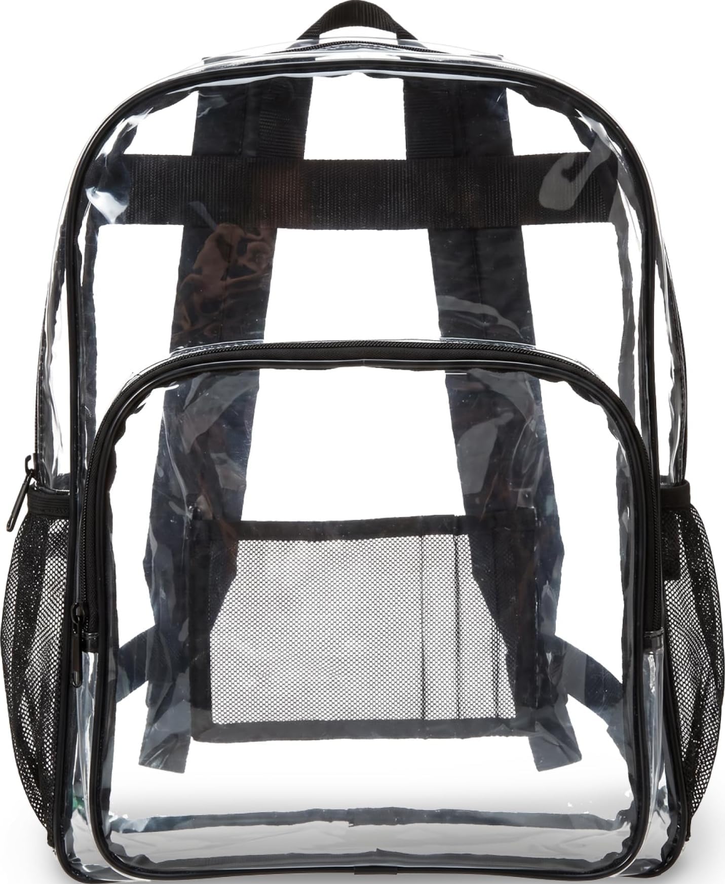 Classic/Casual/School Backpack, Clear, 1-Pack