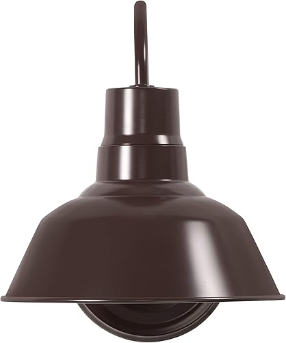 Miniatura 5 de Lámpara de pared LED de cuello de cisne de bronce arquitectónico estilo granero - Estilo industrial antiguo - Lámpara vintage de montaje en pared