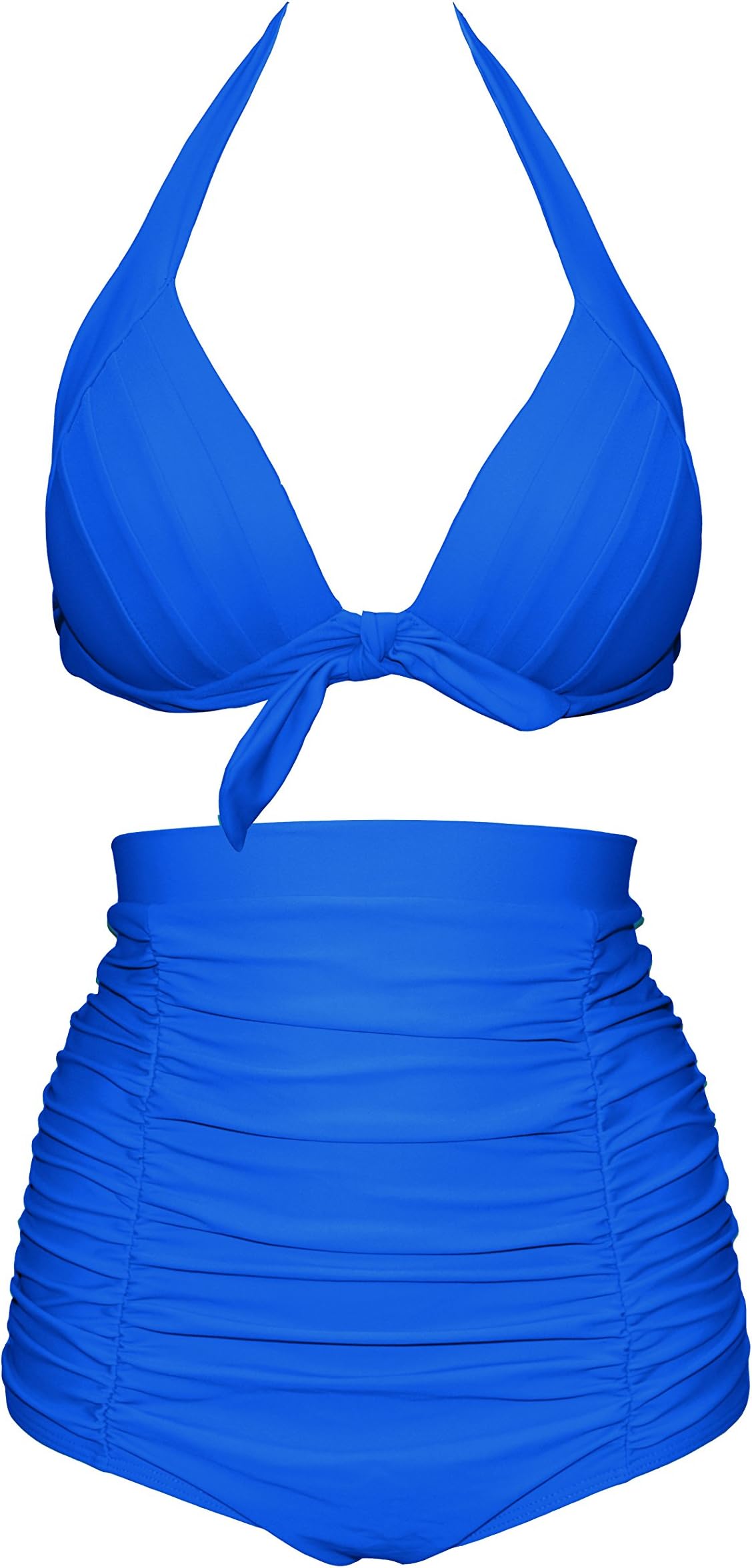Angerella Women Vintage High Waisted Bikinis Swimsuits (SST016-B3-4XL)