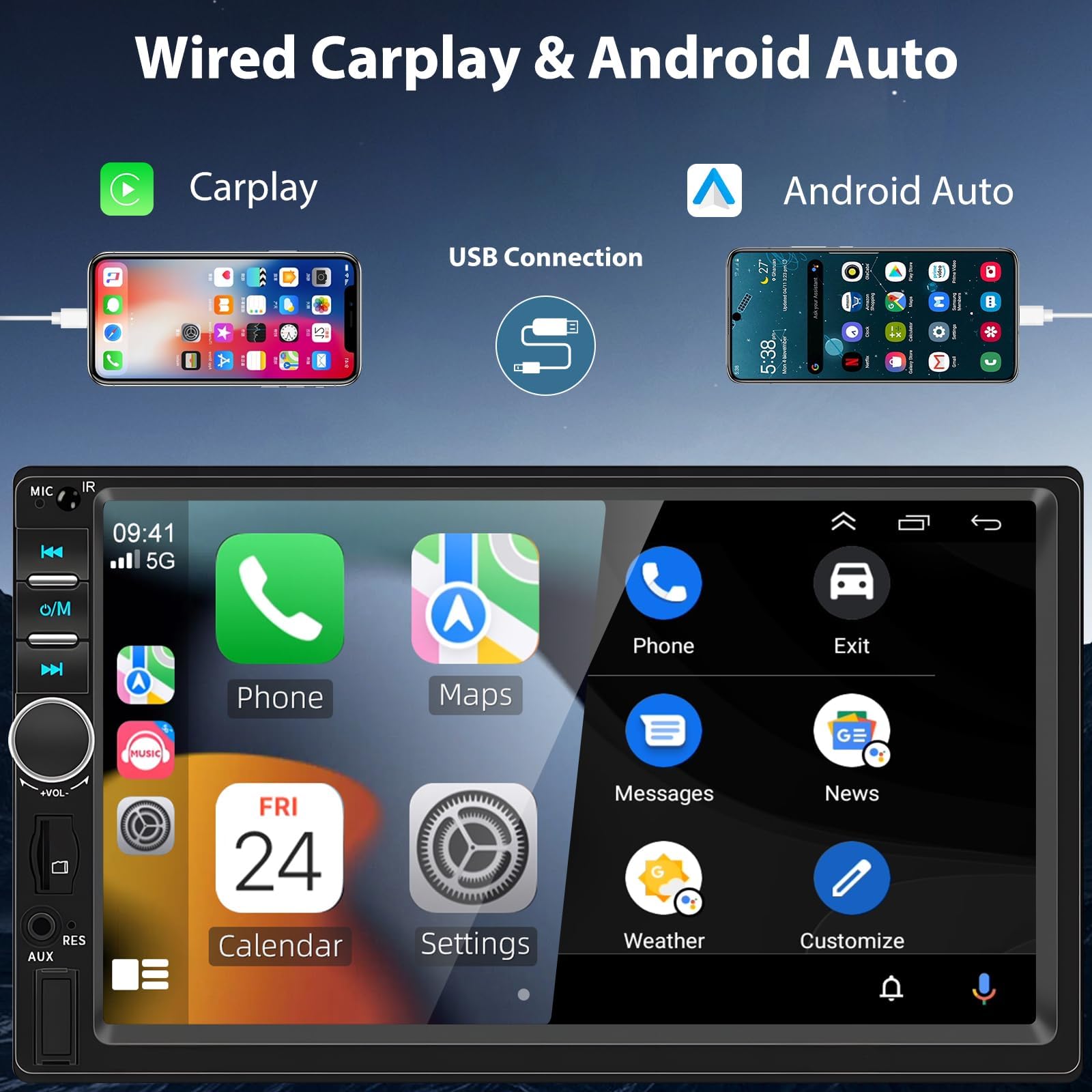 Autoradio Android pour SUZUKI SX4 2006-2013 avec navigation GPS, écran tactile Rimoody 9 avec