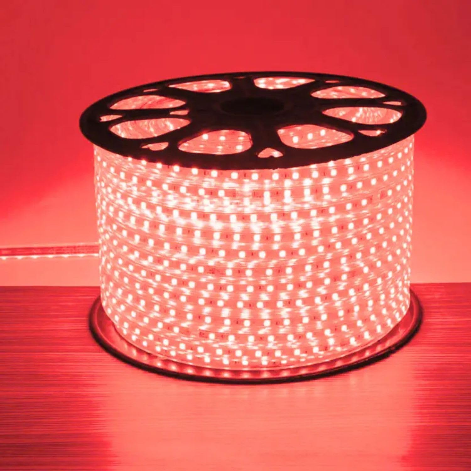 Volt Vision 20 Meter LED Rope Light for Decoration – Waterproof Red SMD Cove Light for Ceiling, Home Decor, LED Pipe Light for Diwali, Festival, Indoor, Outdoor Use (Red, 20 Meter)