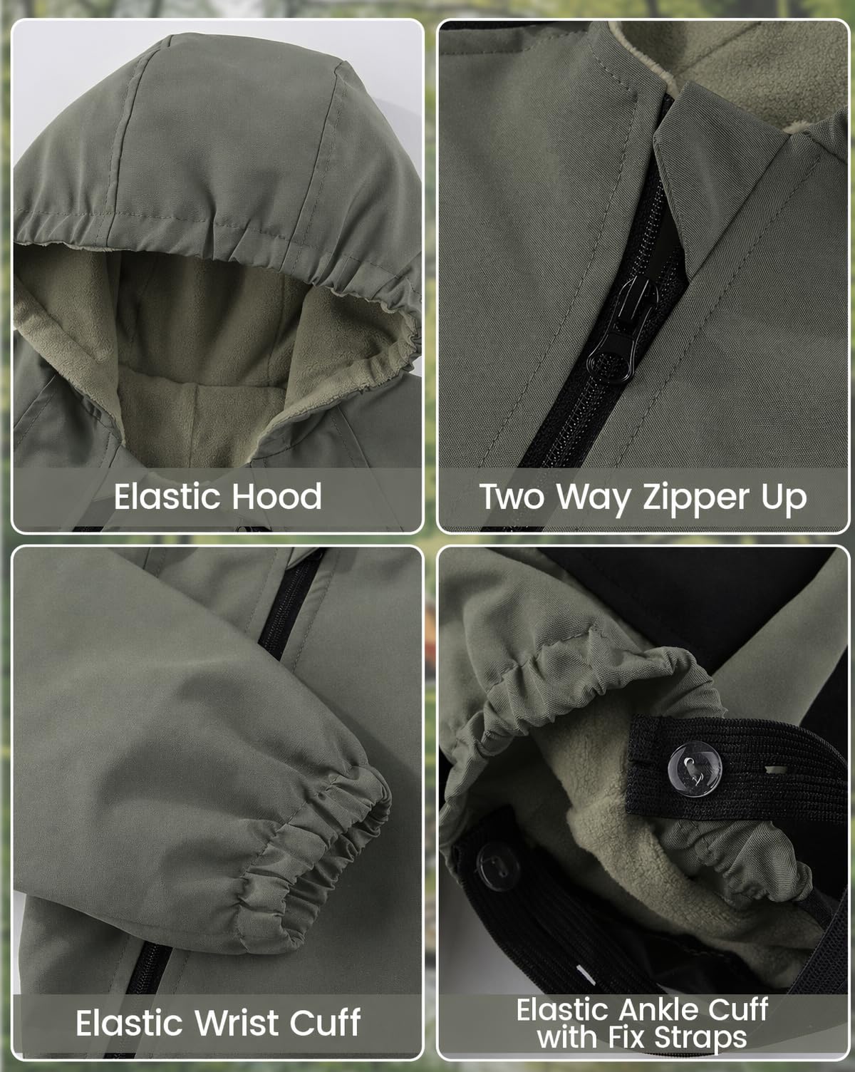 WYTbaby Baby Softshell Overall | Leichter Wind- & Regenoverall