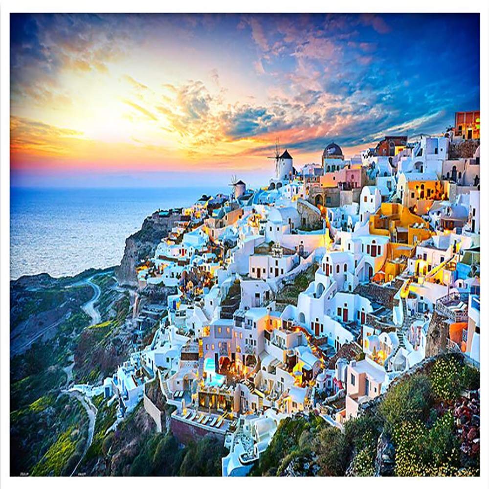 Amazon.co.jp: ジグソーパズル1200ピースプラスチックパズルサンセット