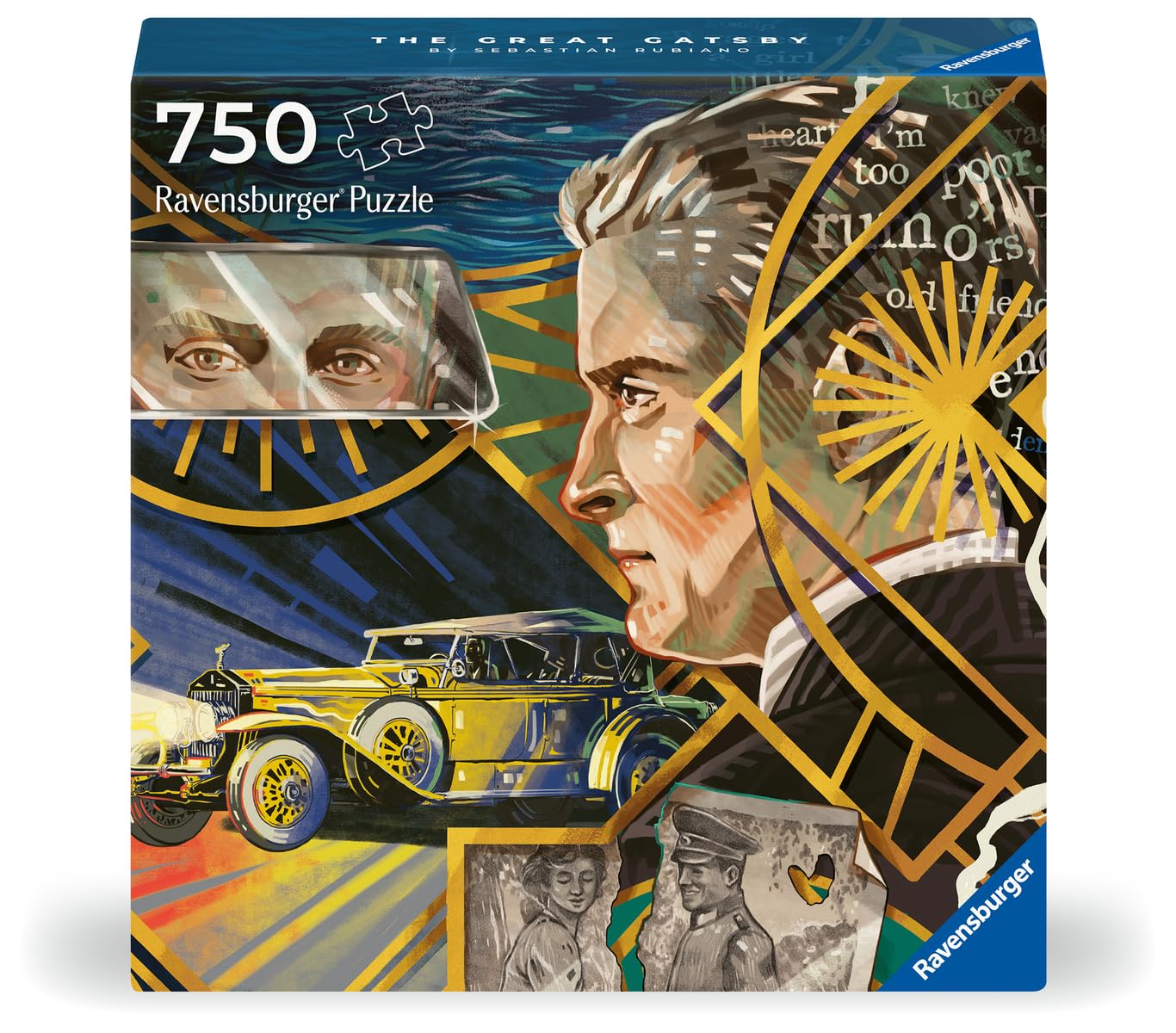 Ravensburger Art & Soul: The Great Gatsby 750 Piece Jigsaw Puzzle for Adults - 12000996 - Handcrafted Tooling, Made in Germany, Every Piece Fits Together Perfectly - Image 2