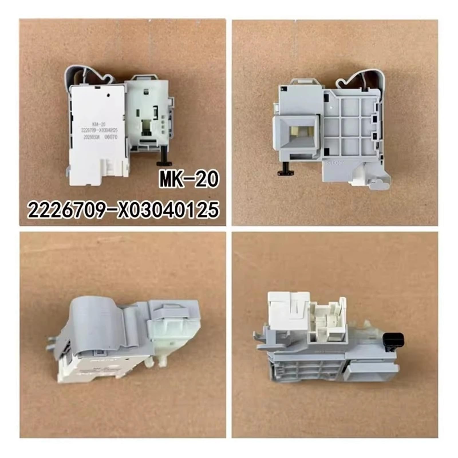 Compatible Con Hisense, Cerradura De Puerta De Lavadora 2226709-X03040125 Cerradura De Puerta De Retardo MK-20 Interruptor Electrónico