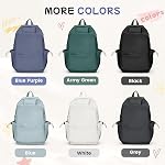 Sac à dos scolaire pour les femmes Hommes Collège Sac à l'école secondaire pour les garçons filles Casual Daypack Sac à dossier ordinateur portable