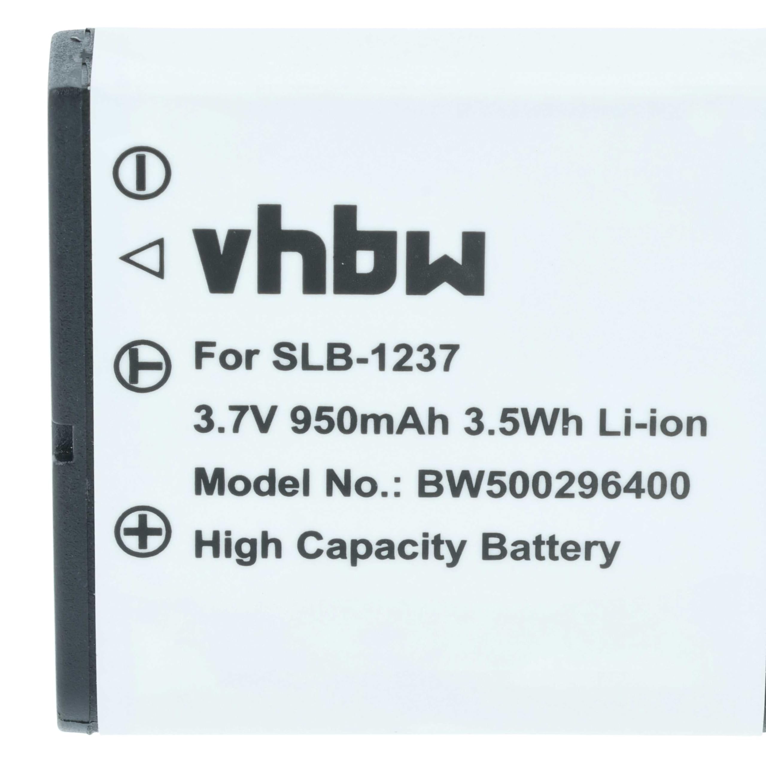 3 x zestaw baterii VHbw 950 mAh do aparatu zastępuje Samsung SLB-1237, Epson EU-94, EPALB2, B31B173003CU, B32B818242, Sigma BP-31