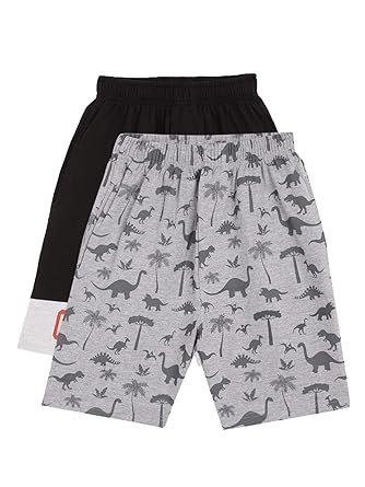 chopper club Boys Shorts in Fleece Regular Fit Pack of 2