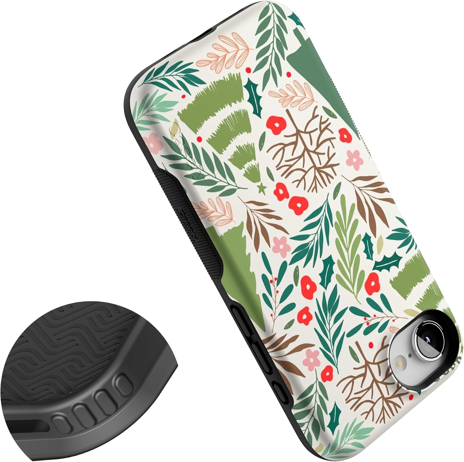 Casely iPhone 16e Case | Under The Mistletoe | Holiday | Bold Protective Design | MagSafe Compatible Design