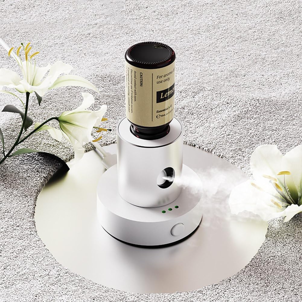1 Ensemble de Diffuseur D'Huiles Essentielles sans Eau Mini, Pulvérisateur de Parfum Automatique, Machine D'Aromathérapie, Diffuseur de Parfum Intelligent Mini, Brume d'air et Parfum.