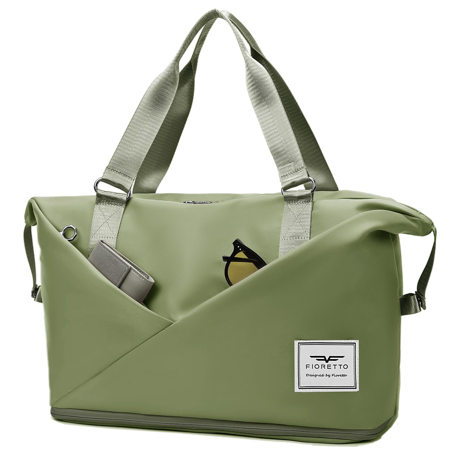 GSG SINCE 1998 Women's Expandable Travel Duffle Bag with Laptop Compartment - Water-Resistant Gym Bag, Weekend & Overnight Bag with Shoe Compartment & Wet Pocket