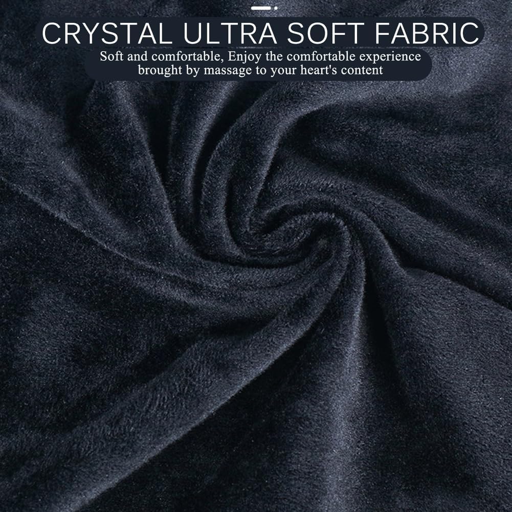 Black,180 * 60 * 18cm, Curvy Massage Bed Topper Lash Bed Foam Topper Ergonomic Eyelash Mattress Topper for Spa Bed Massage Table Beauty Salon Massage Table Padding Topper Washable Cover