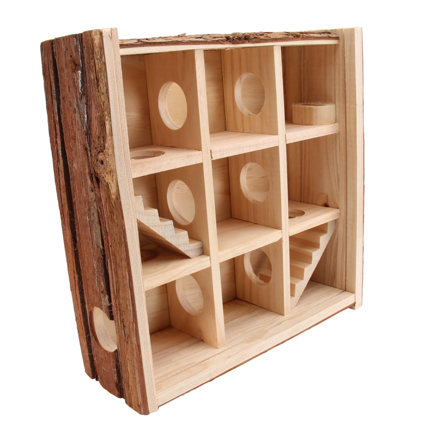Beaupretty Juguete Laberinto para Hámster Laberinto De Madera Juguete Recreativo para Hámster Túnel De para De Entrenamiento para Mascotas Jaula