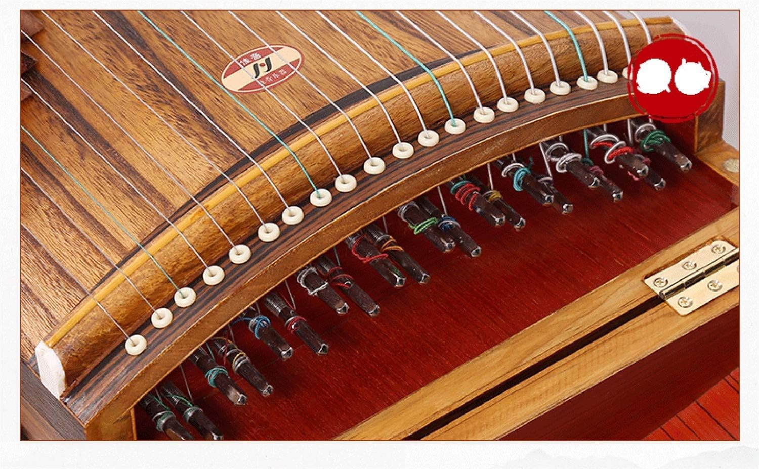 Guzheng, rozmiar: 90 cm, 21 strun, chiński instrument sicalowy, odpowiedni dla początkujących, profesjonalistów, praktyka wprowadzająca, z pełnym zestawem akcesoriów