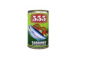 555 Sardines in Tomato Sauce Original 5.5 oz [Pack of 6]