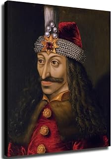 ZJWZJY Vlad III Dracula Was Known As Vlad The Impaler Poster Decorative Painting Modern Picture Canvas Wall Art Bedroom Office Living Room Decoration (08x10inch Unframed)