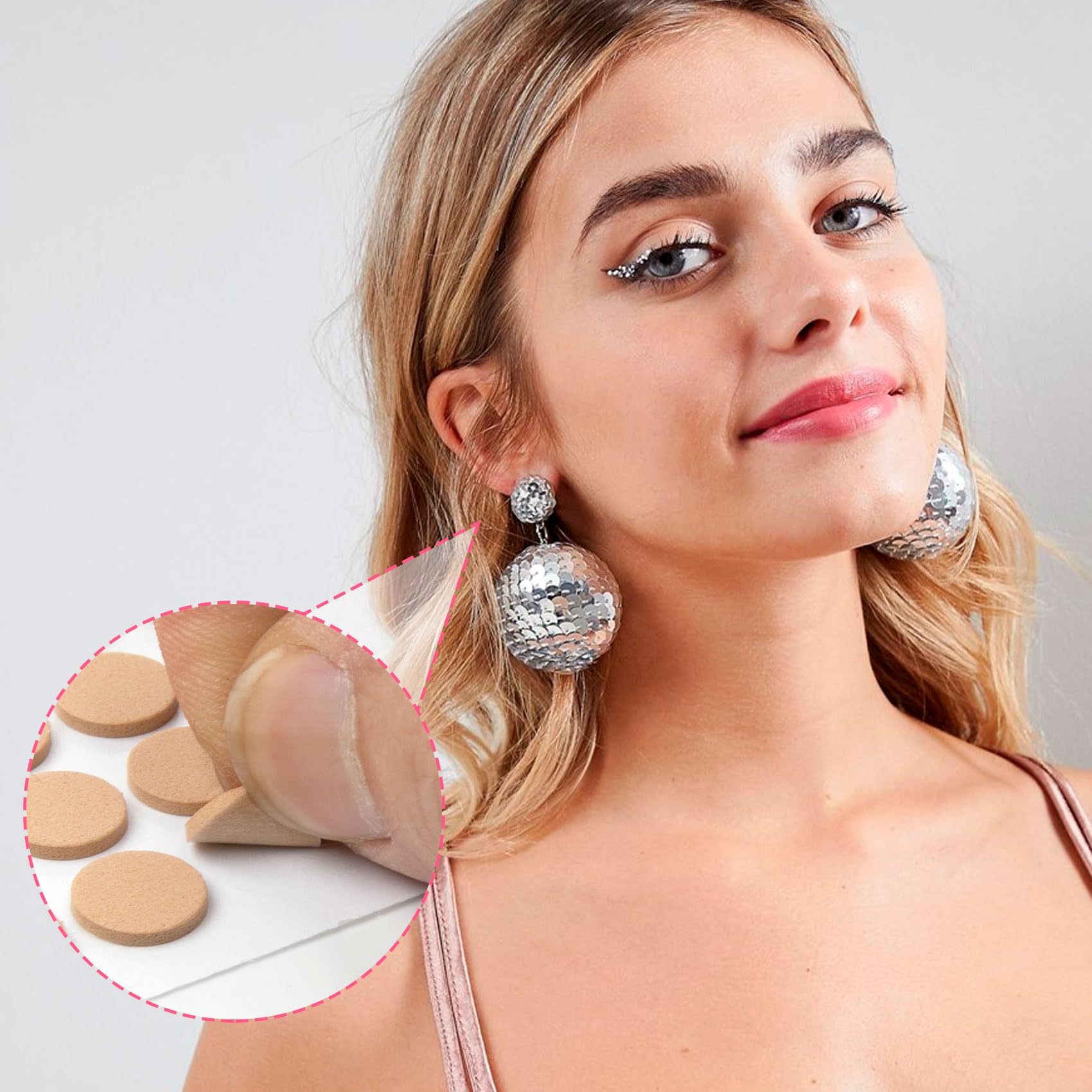 Tape Earring Covers For Sports Split Earlobe Repair 500PCS Ear